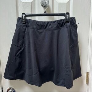 NWT Talbots Black A-Line Skort Size LP